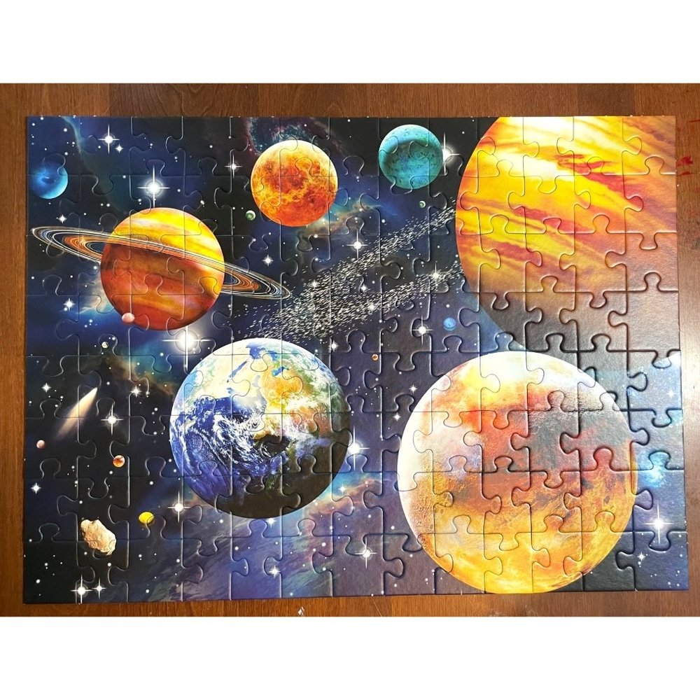 Ravensburger "Space" Puzzle 100 Pieces XXL Ages 6+ Made in Germany Planets Solar